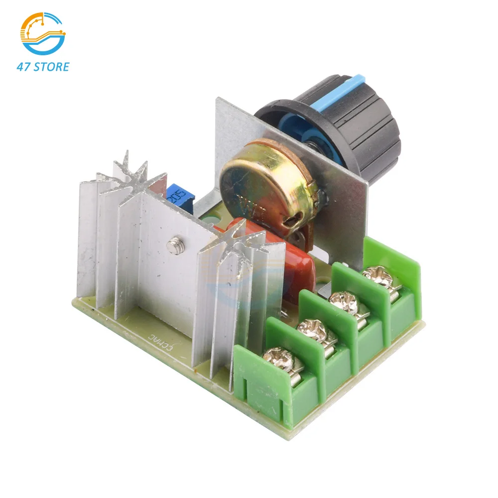 2000W AC 220V SCR Voltage Regulator Dimming Dimmers Motor Speed Controller Thermostat Electronic Voltage Regulator Module