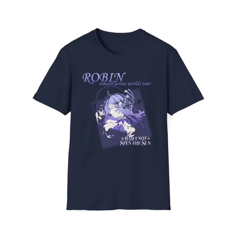 Robin Vintage Concert Tour Retro Soft Style T-Shirt Penacony Honkai Star Rail Subtle Manga Style T-shirt