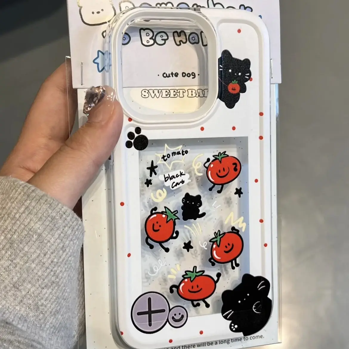 Tomato Black Cat Egg Twister Phone Cases Iphone 16 ProMax Case 12 11 13 14 15 Pro 7 8 16 Plus XSMax XR Soft TPU Shockproof Cover