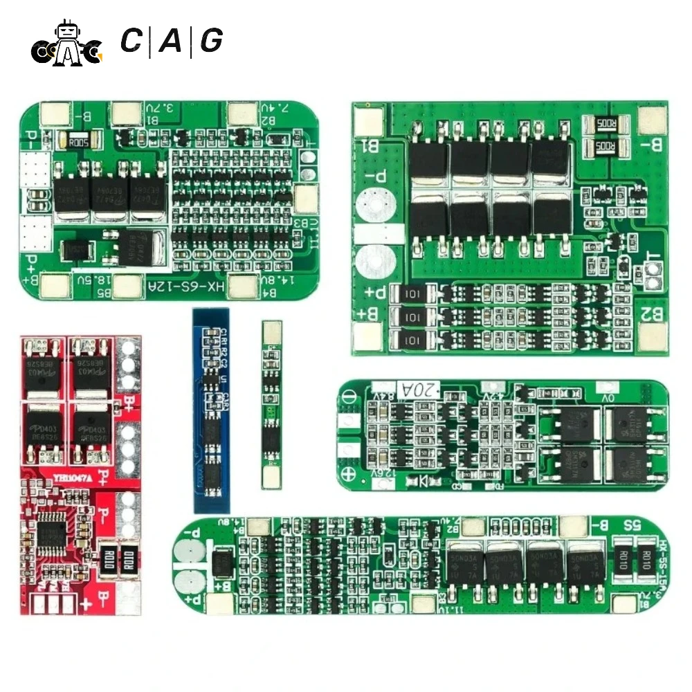 1S 2S 3S 4S 5S 6S 3A 20A 30A Li-ion Lithium Battery 18650 Charger PCB BMS Protection Board For Drill Motor Lipo Cell Module