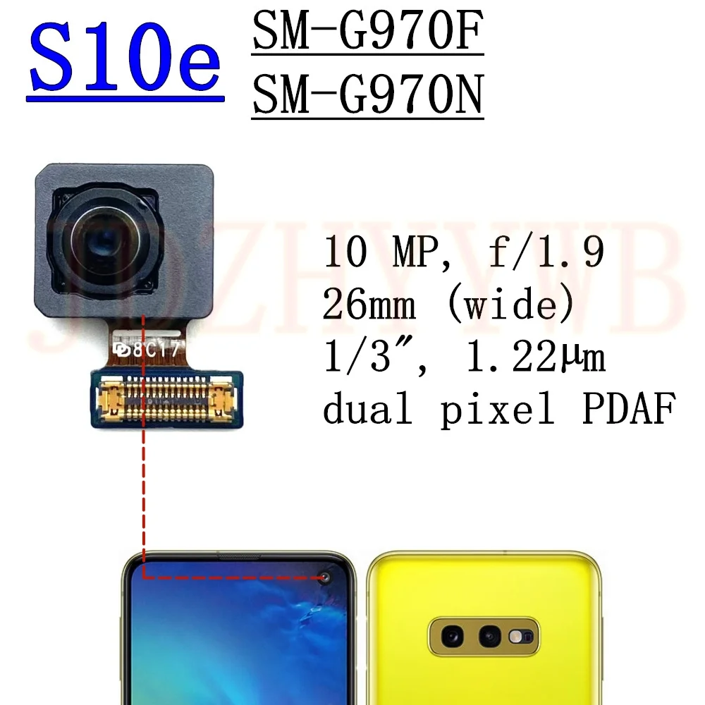Front Rear Camera For Samsung Galaxy S10 5G S10+ S10e G970 G973 G975 G977 Selfie Wide Back Main Camera Module S10 Lite G770F