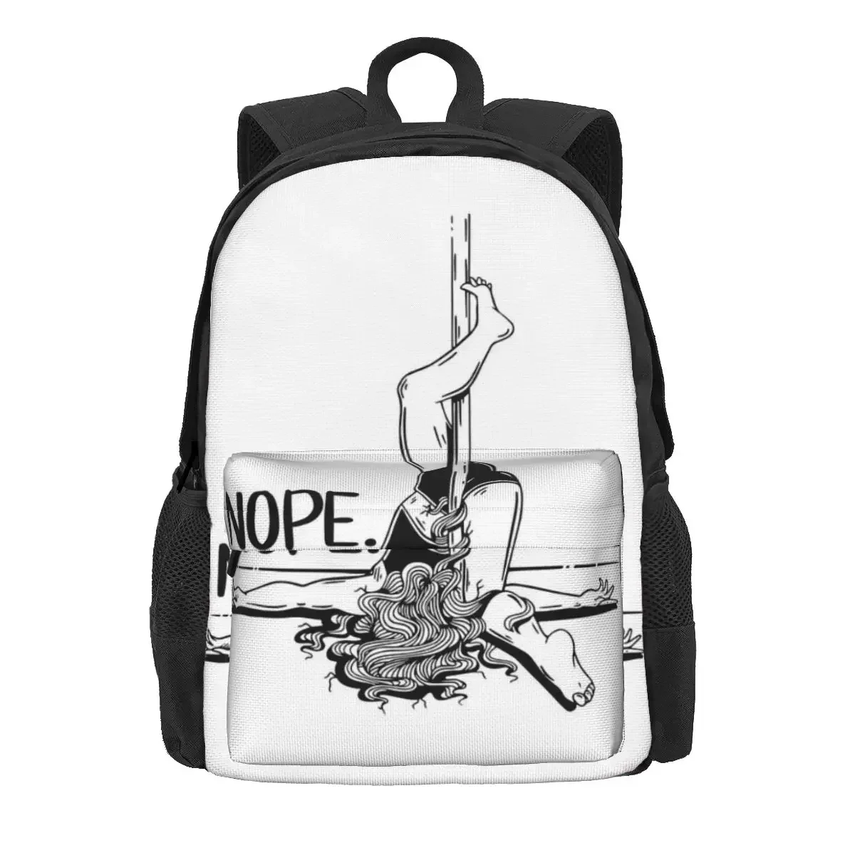 

Pole Dance NOPE - Black Backpacks Boys Girls Bookbag Students School Bags Cartoon Kids Rucksack Laptop Rucksack Shoulder Bag