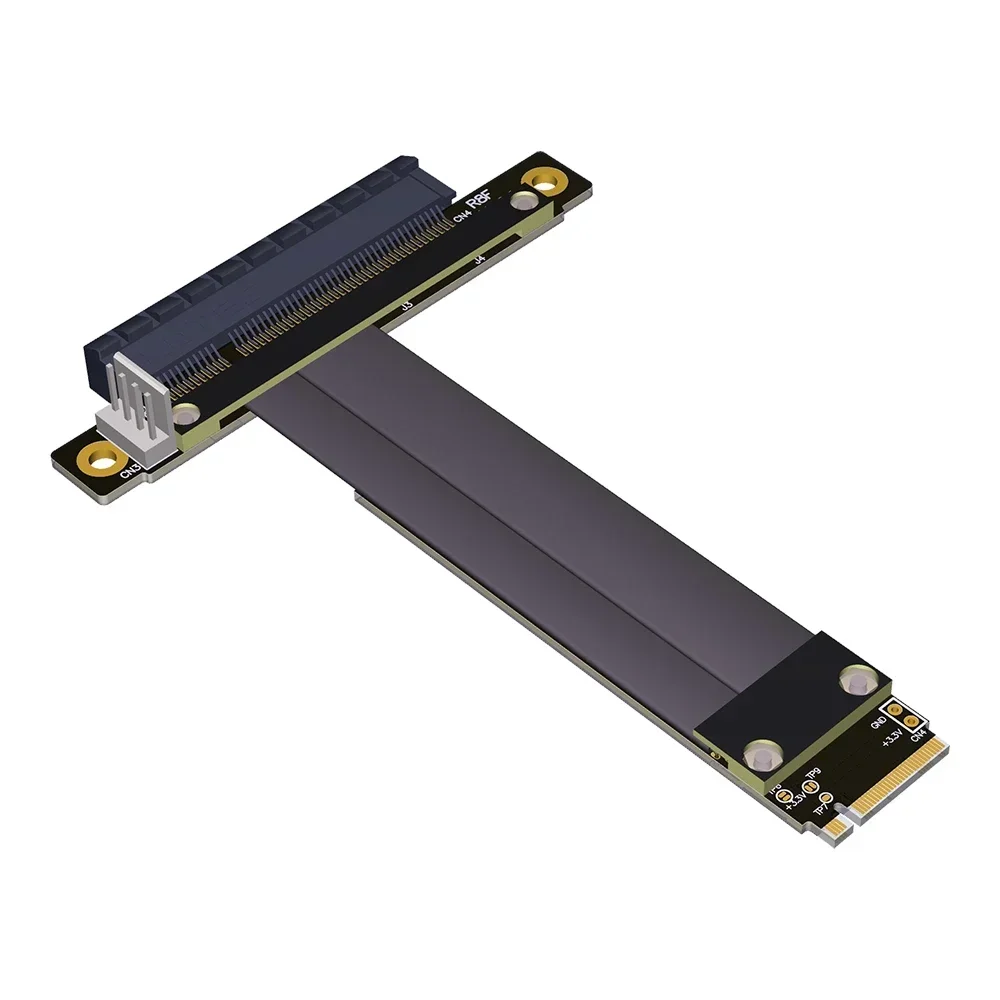 M.2 NGFF NVMe Interface Extension Cable To PCIE X8 Graphics Card Built In Transfer M2 for 8x Adapter Converter Expansion Riser