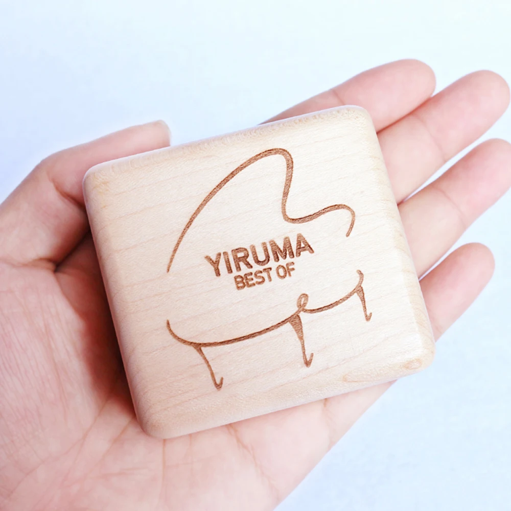 Rosikling Wooden  Music Box ♫ River flow in you ♫  For Frends Girl and Children Birthday Gift