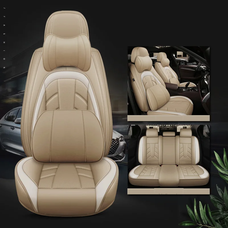

Универсальные кожаные чехлы на автомобильные сиденья для Mitsubishi ASX Lancer X Outlander Toyota Camry Raize Wish Hilux, автомобильные аксессуары для интерьера