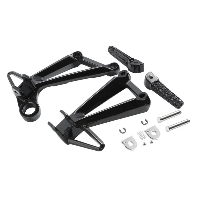 Rear Passenger FootPegs Footrest For YAMAHA YZF R3 YZF-R3 2015-2023 MT03 2020-2023 2021 2022 Motorcycle Black