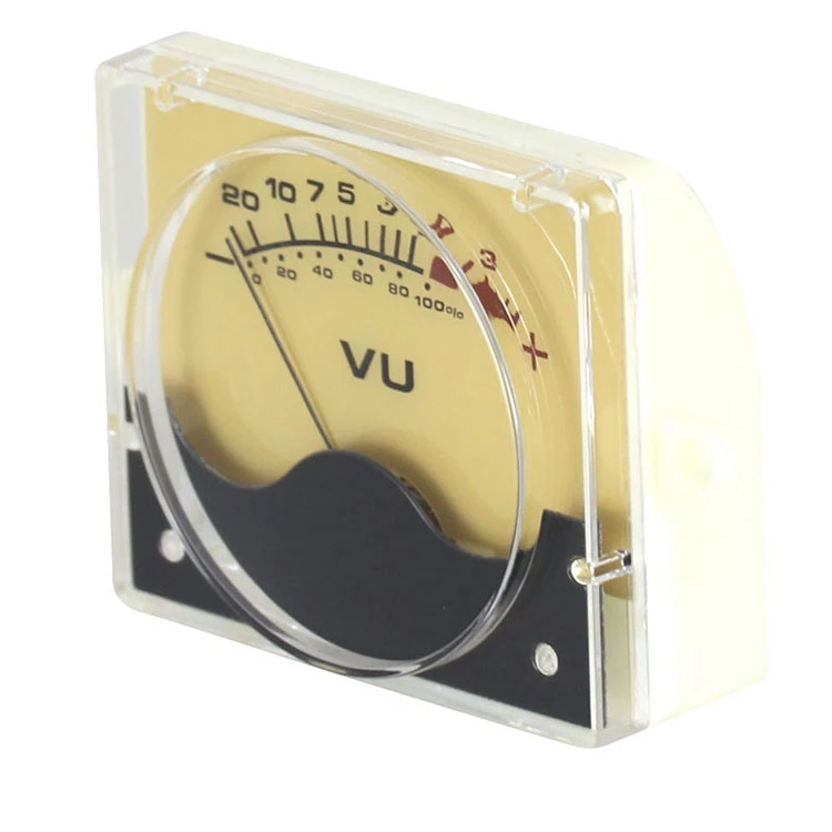 ABVS P-55SI High Precision VU Meter Head DB Meter Amplifier Audio Panel Level Meter with Backlight