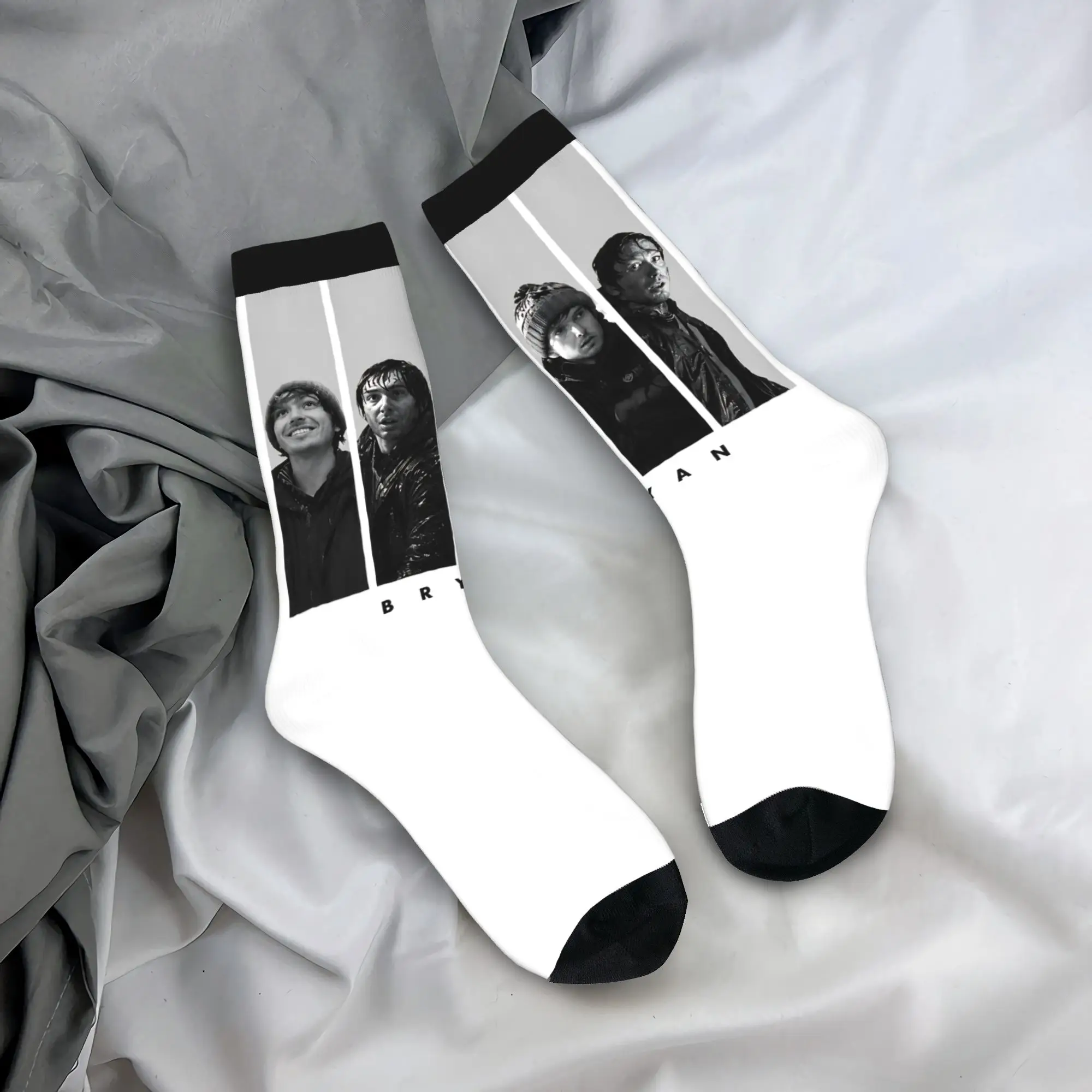 Winter Warm Retro Unisex Austin Abrams as Bryan RE film Socks  Non-slip Football Socks