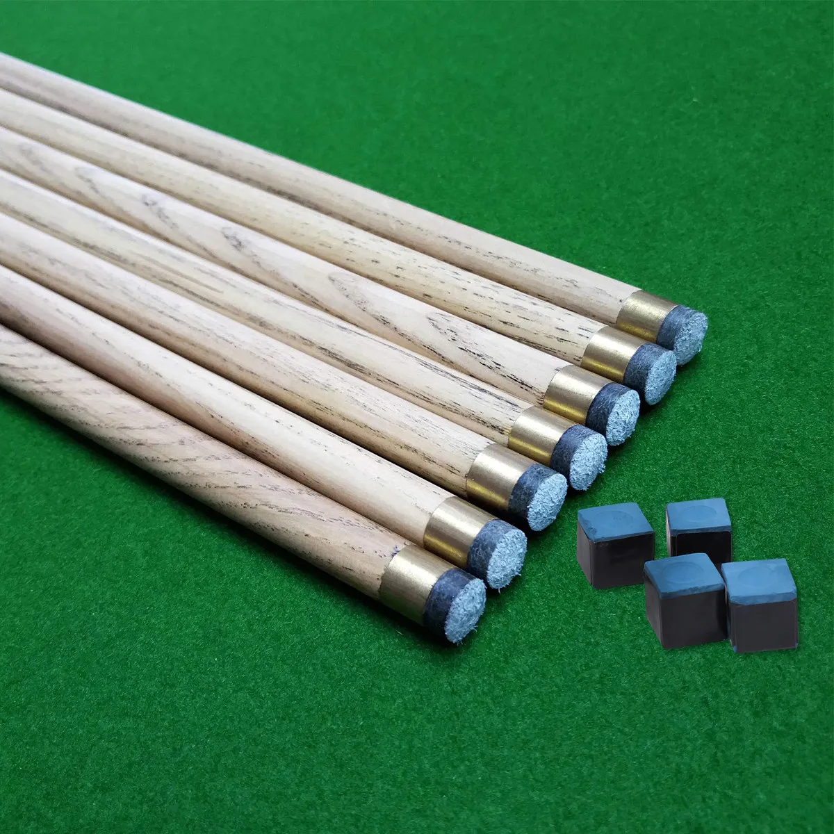 

12Pcs Billiards Chalk Premium Power Material Small Portable Cue Chalk for Easy Tip Cleaning Professional Billiard Cues