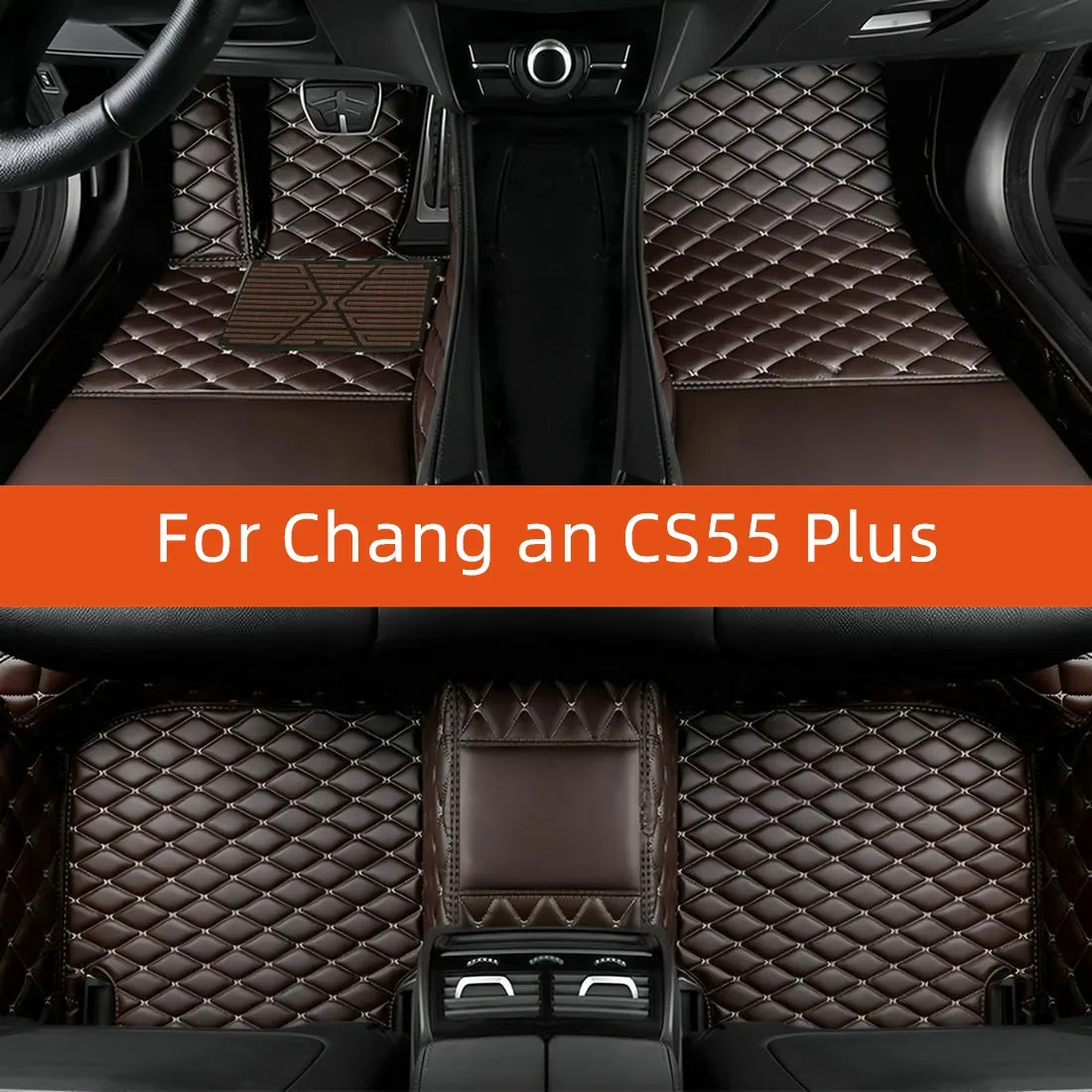 Custom Leather Car Floor Mat For Chang an CS55 Plus 2020 2021 2022 Car Mat Interior