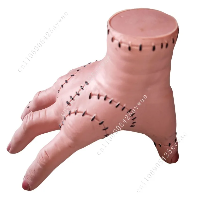 

Halloween Mardi Gras Adams Family Vinyl Hand Party Girls Dark Hands Movie Trick Spoof Props