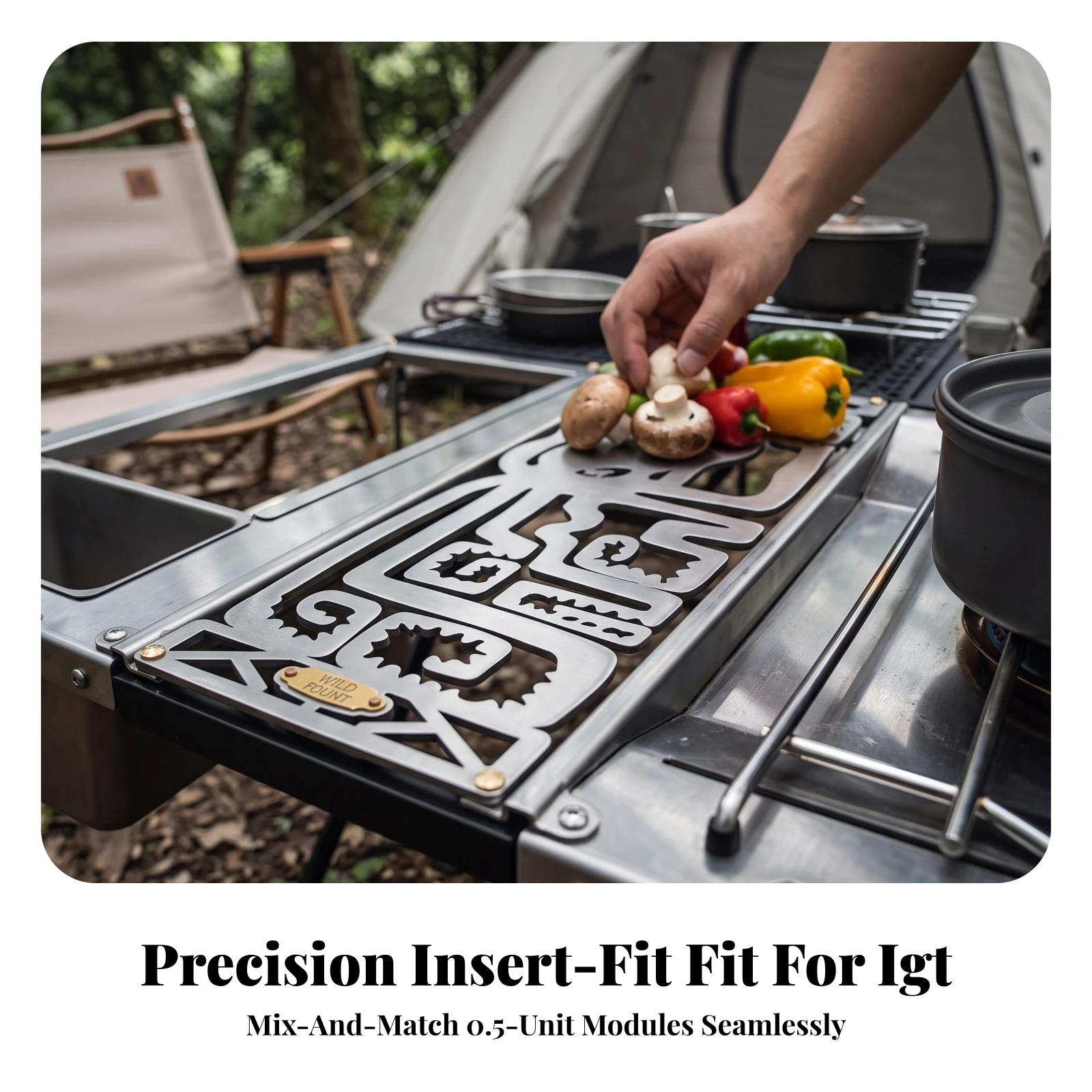 Panel Sturdy Table Extension Board for Campers, Picnics