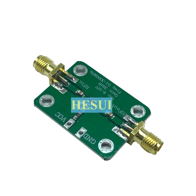 Rf broadband amplifier Low noise amplifier LNA (0.1-3000MHz gain 32dB)