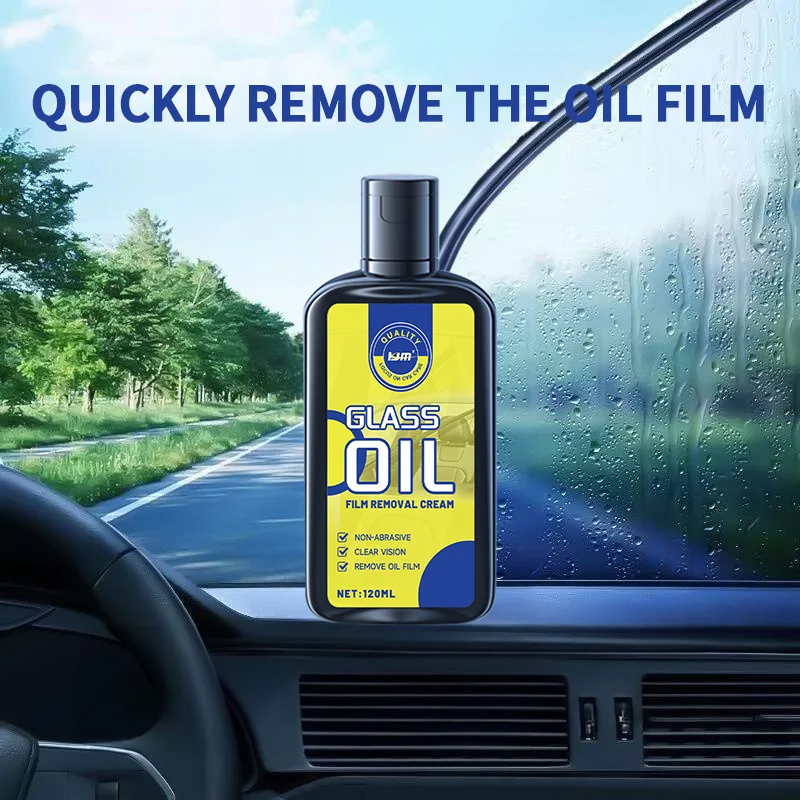 Advanced Car Oil Film Cleaner - Offers Clearer Vision for Safe Driving in All Weather Conditions