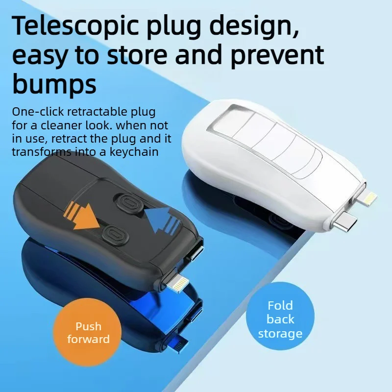 Mini PowerBank 2200mAh Emergency Keychain Power Bank Portable Charger Outdoor External Battery for IPhone Xiaomi Samsung