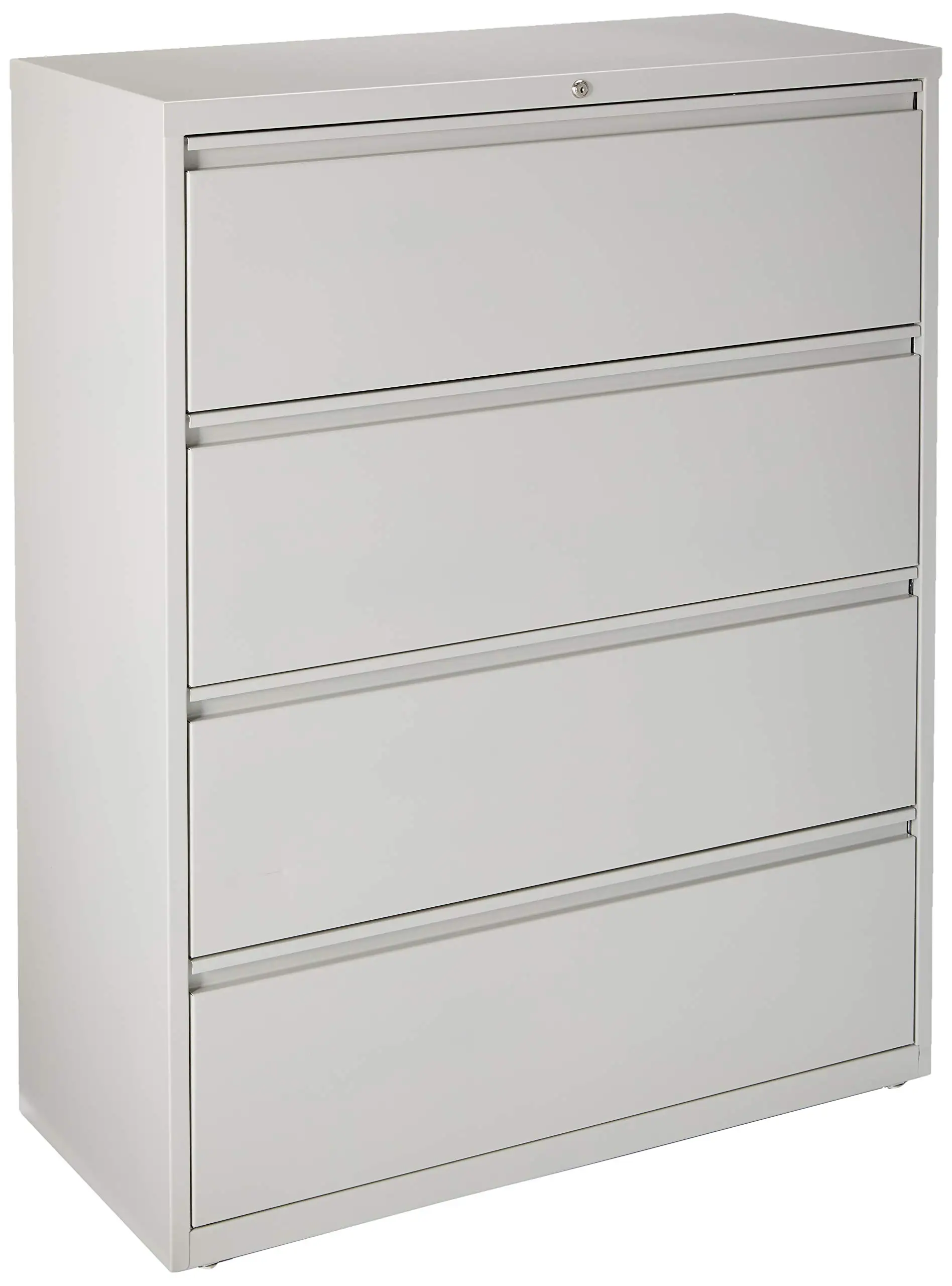 4-Drawer Lateral File, 42 x 18-5/8 x 52-1/2-Inch, Gray
