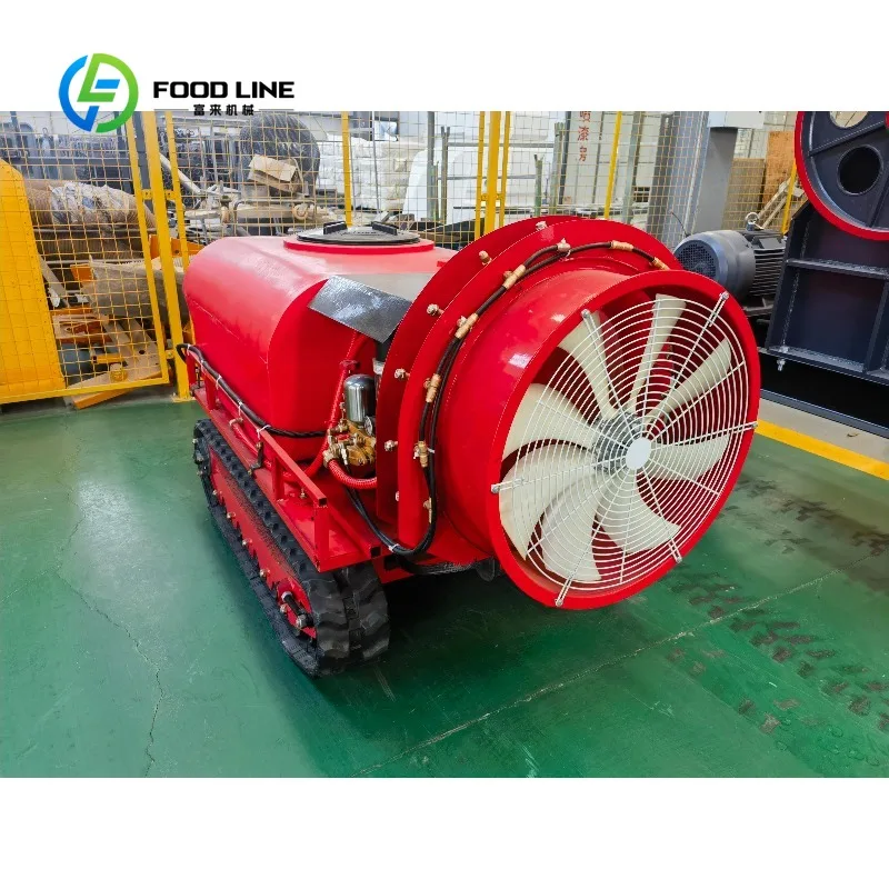 Orchard Sprayer Self Propelled Crawler Remote Control High Pressure Agricultural Robot Unmanned Vehicle Farm Customizable
