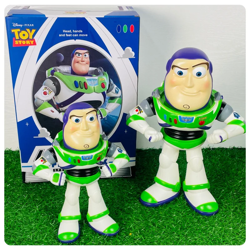Disney Animated Toy Action Figure Buzz Lightyear PVC Collectible Moving Model Display Piece Toy Story Themed Collectables