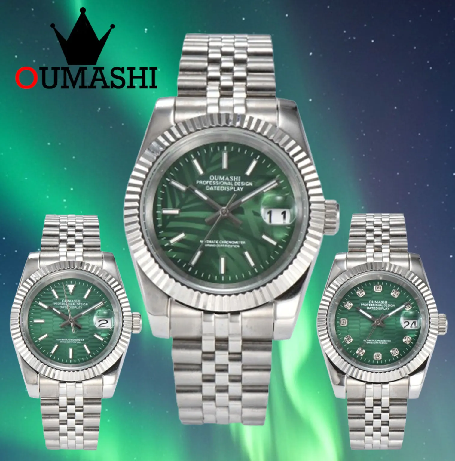 

Oumashi-36mm/39mmNH35 Men's Log Watch 316L stainless steel sapphire glass 100m waterproof men's watch