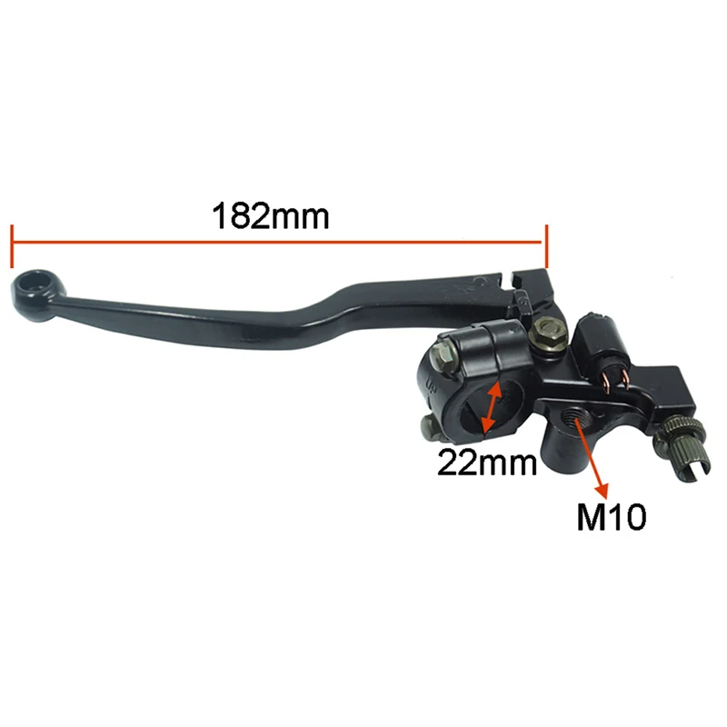 Aluminum Alloy Motorbike Brake & Clutch Lever Cable Front Brake For Honda CG 125 Motorcycle Levers Black Modification Accessorie