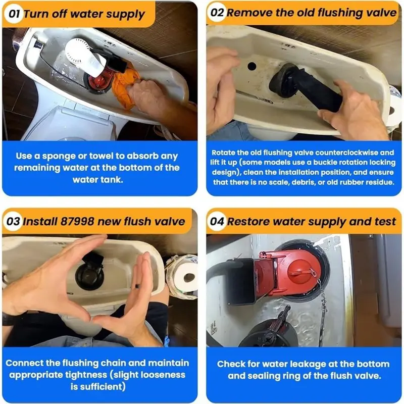 VEHO-87998 85212 Toilet Flushing Valve Replacement Kit Compatible For Kohler Toilet