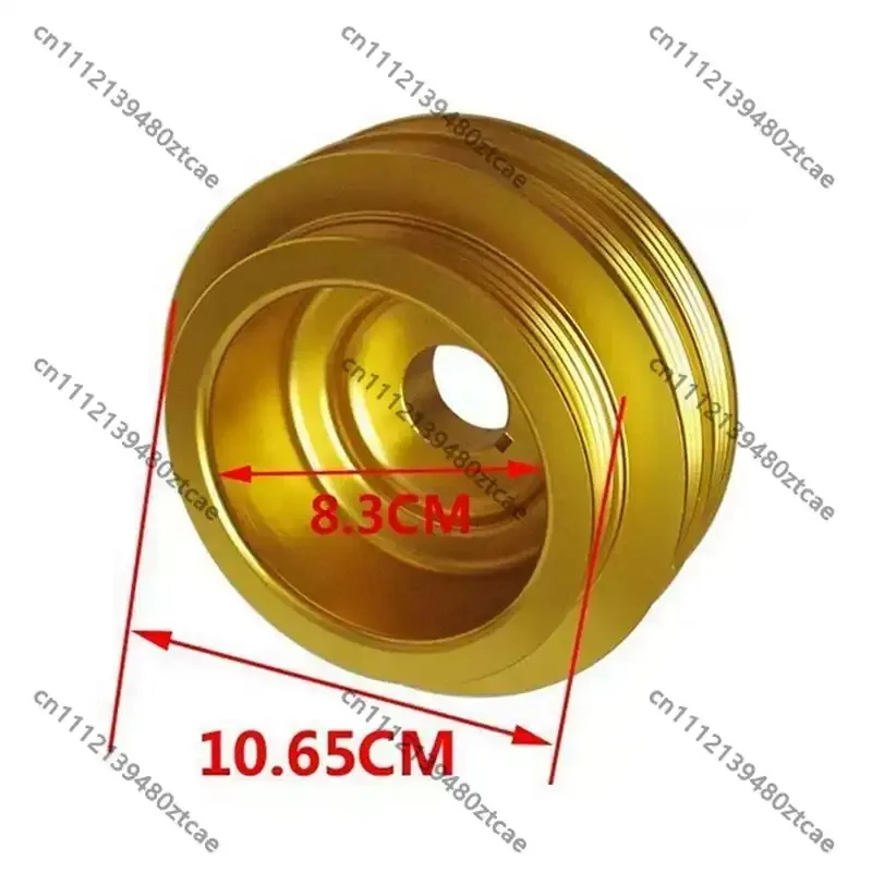 Performance Engine Crankshaft Pulley, Engine Belt Drive Pulley, Racing Engine Tuning Accessories
