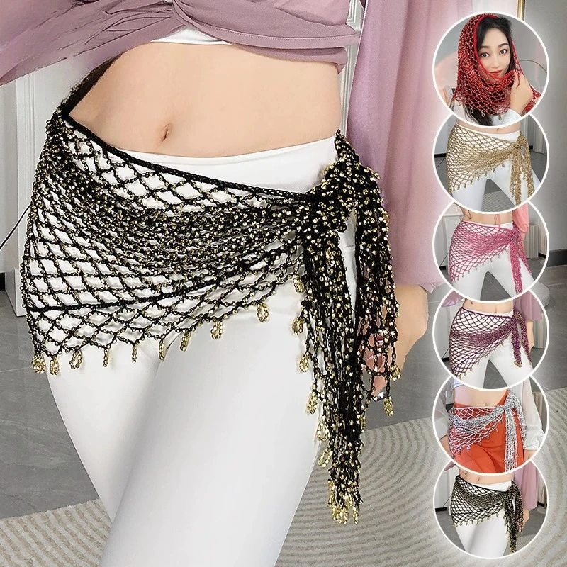 ที่กําหนดเองใหม่ Belly Dance CostumesSet ประจําปีพรรคชุด Shining พู่ Oriental Dance Red Belly Dancewear