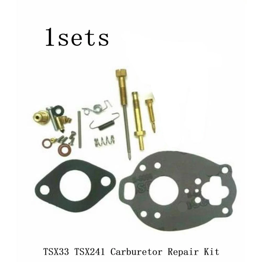 For Ford Tractor Carburetor Overhaul Kit for 2N 8N 9N Compatible with Schebler TSX33 TSX241 Repair Parts Replacement Set