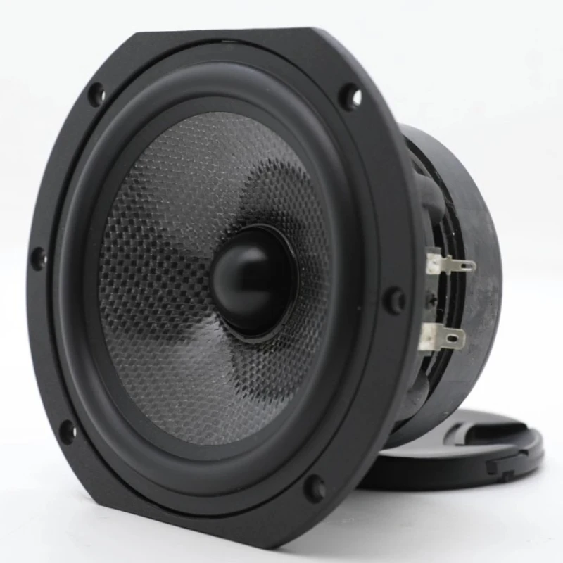 SOTAMIA 1PCS 5.5 Inch Subwoofer 30 Core Carbon Fiber Basin Aluminum Frame 4 Ohms 50W Audio HIFI Music Speaker Soundcore