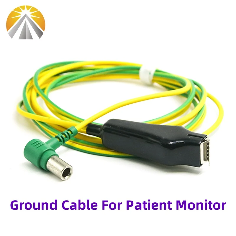Ground Connector Socket Medical Grounding Earth Wire ECG Cable For High Frequency Electrotome ESU Patient Monitor ECG Machine