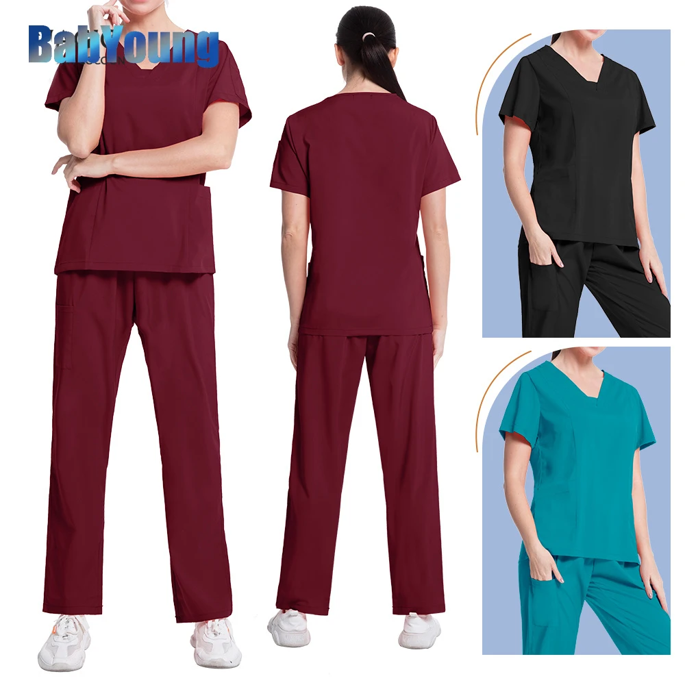 Wholesale Prices Nurse Uniforms Women Dentistry 2023 Uniforms Hospital Doctor Surgical Suits Nursing Uniforms for Male Female