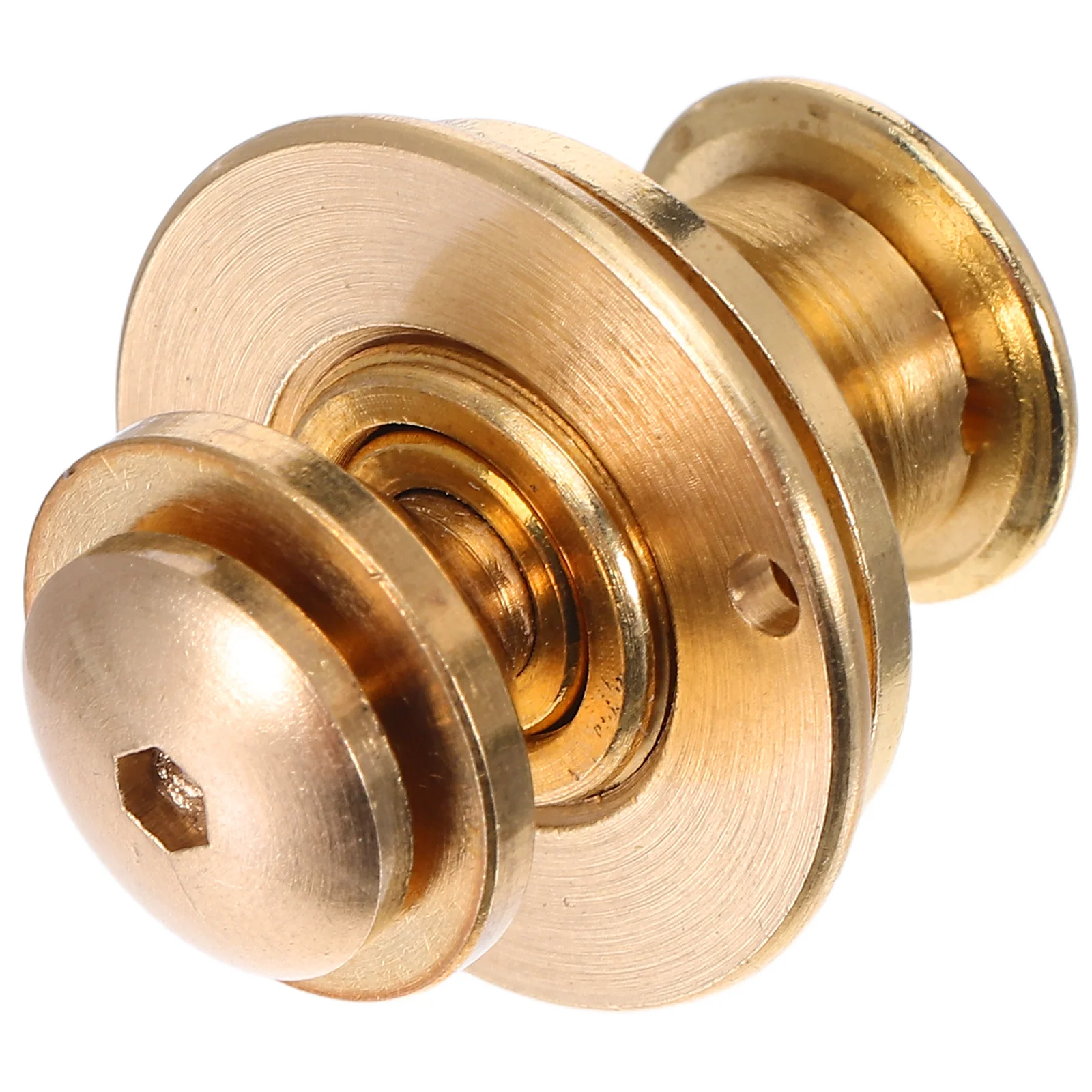 

Spring Snap Button Copper Clasp for Bag Closure Durable Smooth Surface Easy Install DIY Craft Accessory