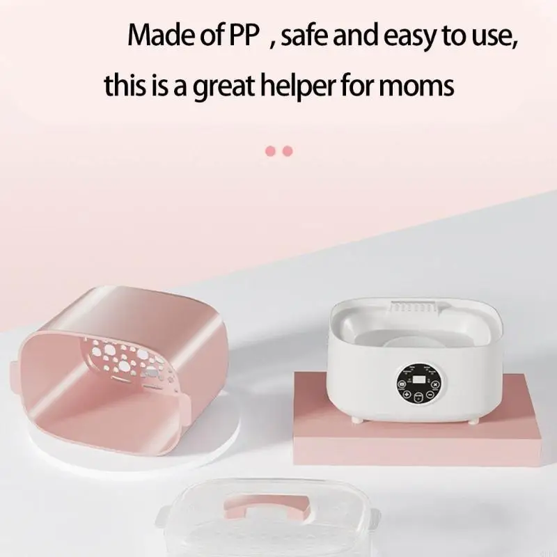 جهاز تحميص زجاجات الأطفال الرضع مع وظيفة التجفيف التلقائي للبسترة السريعة 110 فولت لثمانية أطفال حديثي الولادة بزاوية