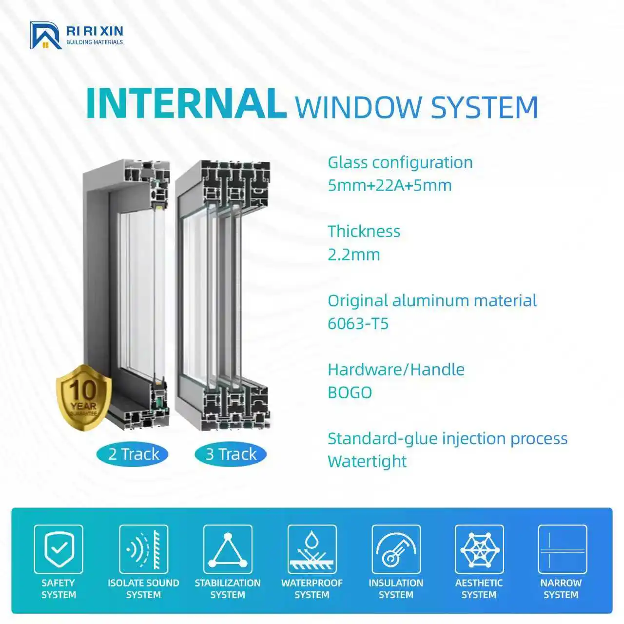 Hot Selling Sliding Door System Hardware Kit Modern Design Bathroom Waterproof Interior Security Doors Invisible Sliding Door