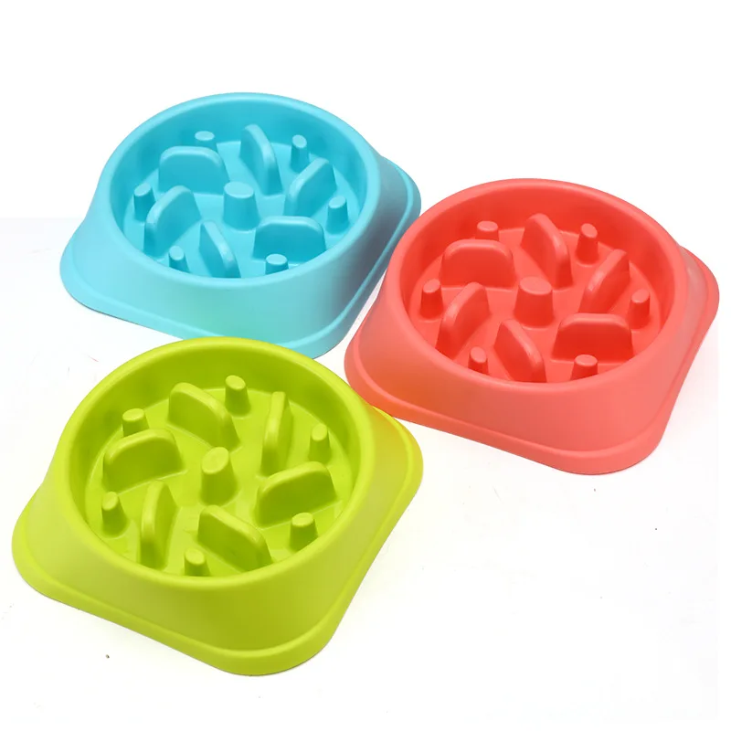 

Wholesale Pet Feeding Custom Food Slow Feeder Dog Bowl Flat Bowl