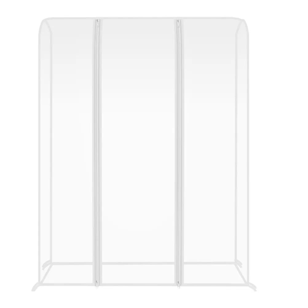 

Прозрачный чехол для одежды на вешалку, водонепроницаемый, из ПВХ, с молнией, для хранения, для отелей