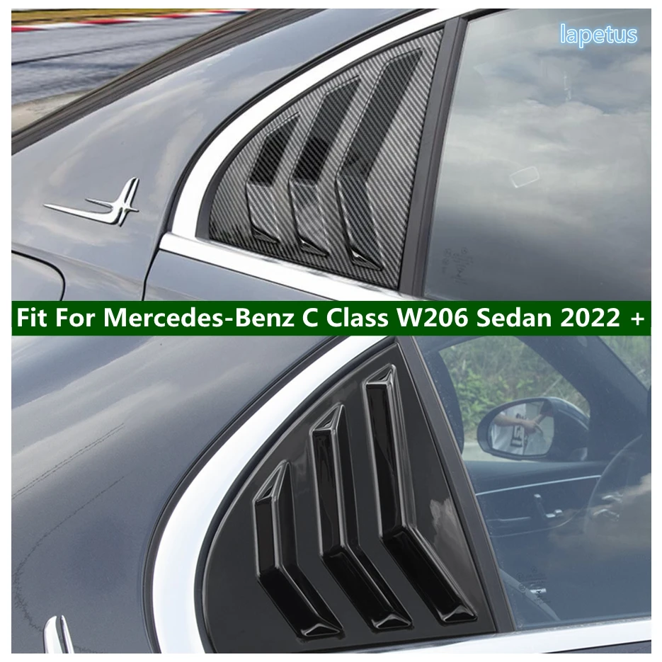 

Rear Window Louver Shutter Side Vent Decoration Cover Trim For Mercedes-Benz C Class W206 Sedan 2022 2023 2024 Car Accessories