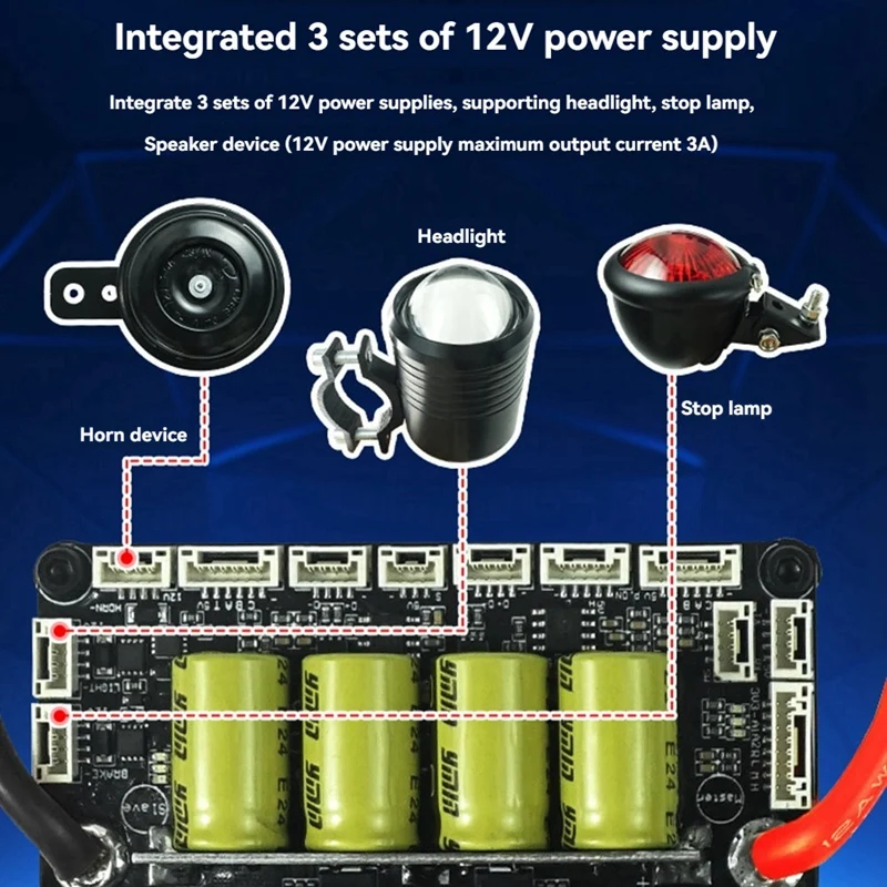 Flipsky FT60BD Dual ESC 60V 120A For DIY Eboard Scooter Ebike Robotics Speed Controller For Brushless Motor