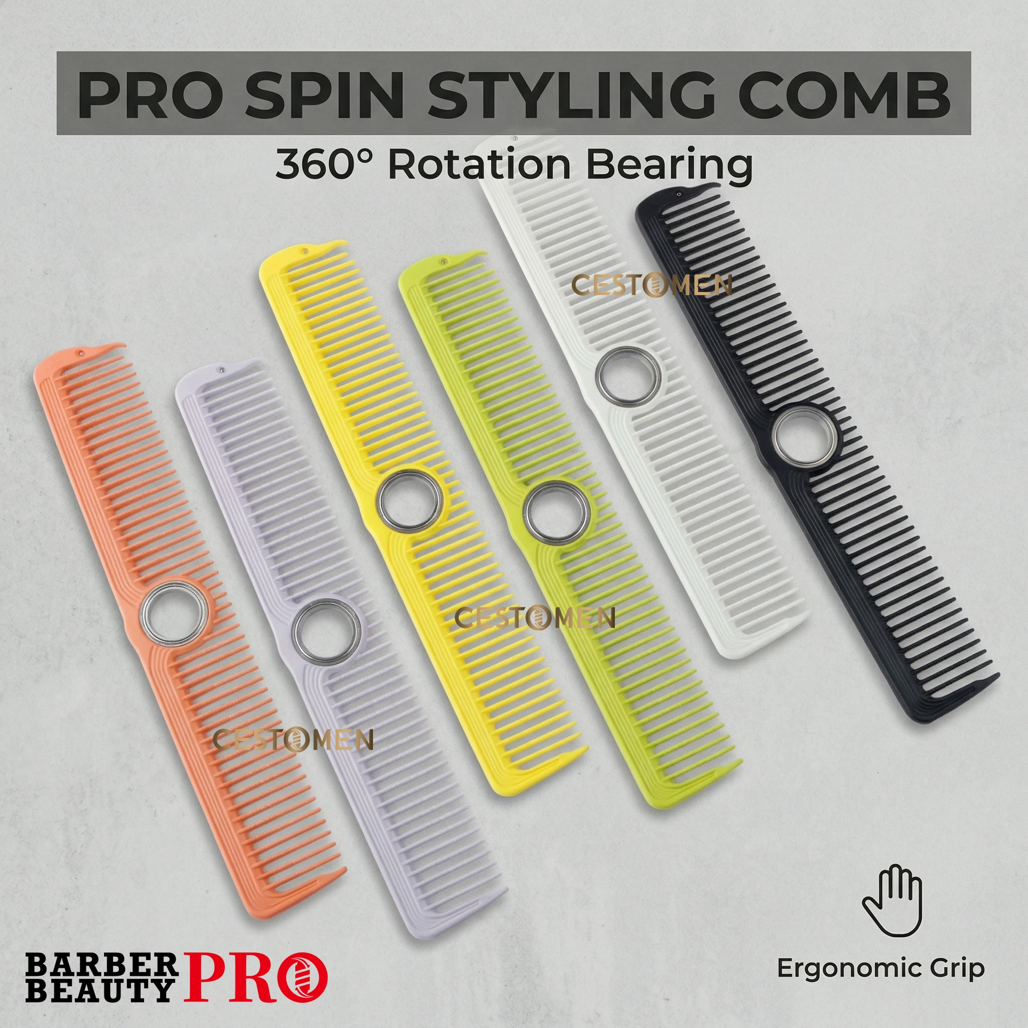 

1Pcs NEW Professional Spining Cutting Comb Fidget Hair Comb Anti-static Barber Comb for Salon Hairdressing Accessories