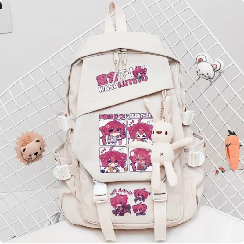 

Kasane Teto Schoolbag Fashion Casual Teenagers Student Backpack Handbag B2105