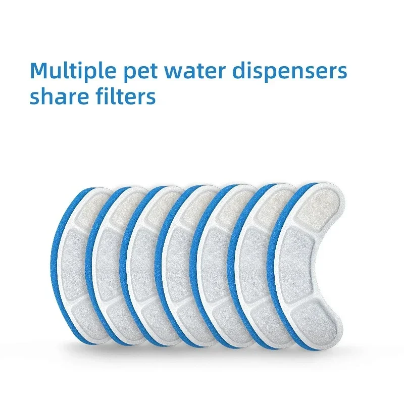 3PCS Cat Water Fountain Replacement Filter Elements Activated For Cats Pet Drinking Bowl Auto Feeder