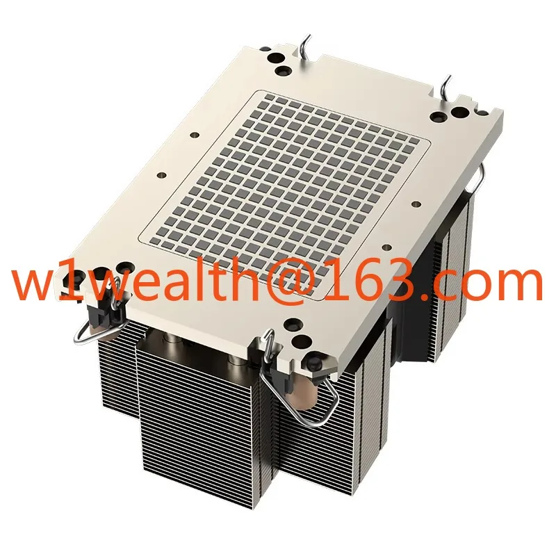2U M87 LGA4677 Central Processor Heatsink with 5 Heat Pipes Copper Base for Computer Chassis Server
