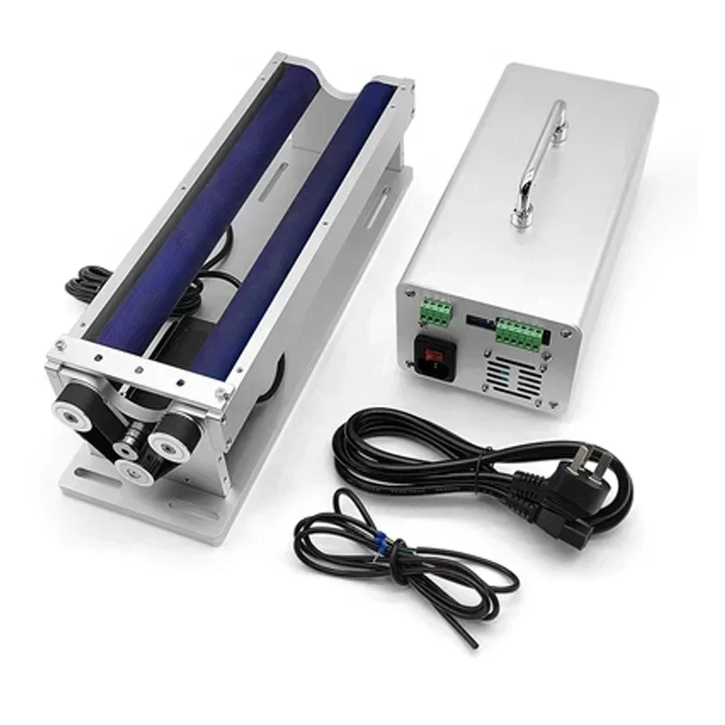 350mm Large Size Rotary Shaft Rotary Tooling Fixture Roller Table For Laser Marking Engraving Machine D50-400mm