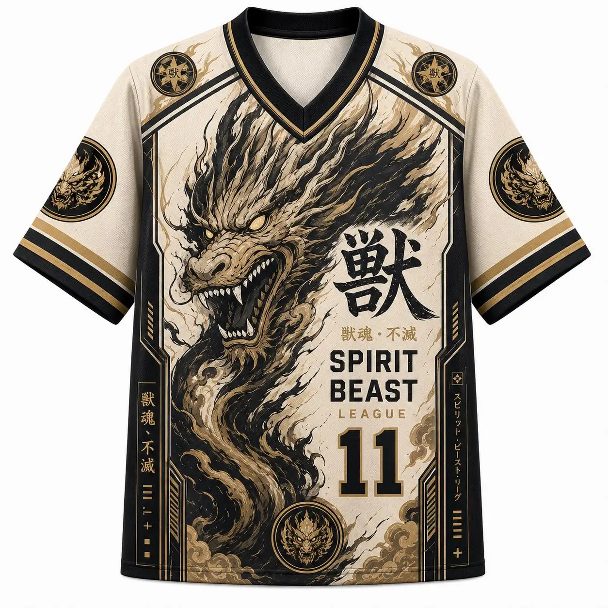 2026 Summer Fashion New Retro Fierce Beast Dragon Tengfei 3D Printed Outdoor Leisure Fitness Style V-neck T-shirt Large