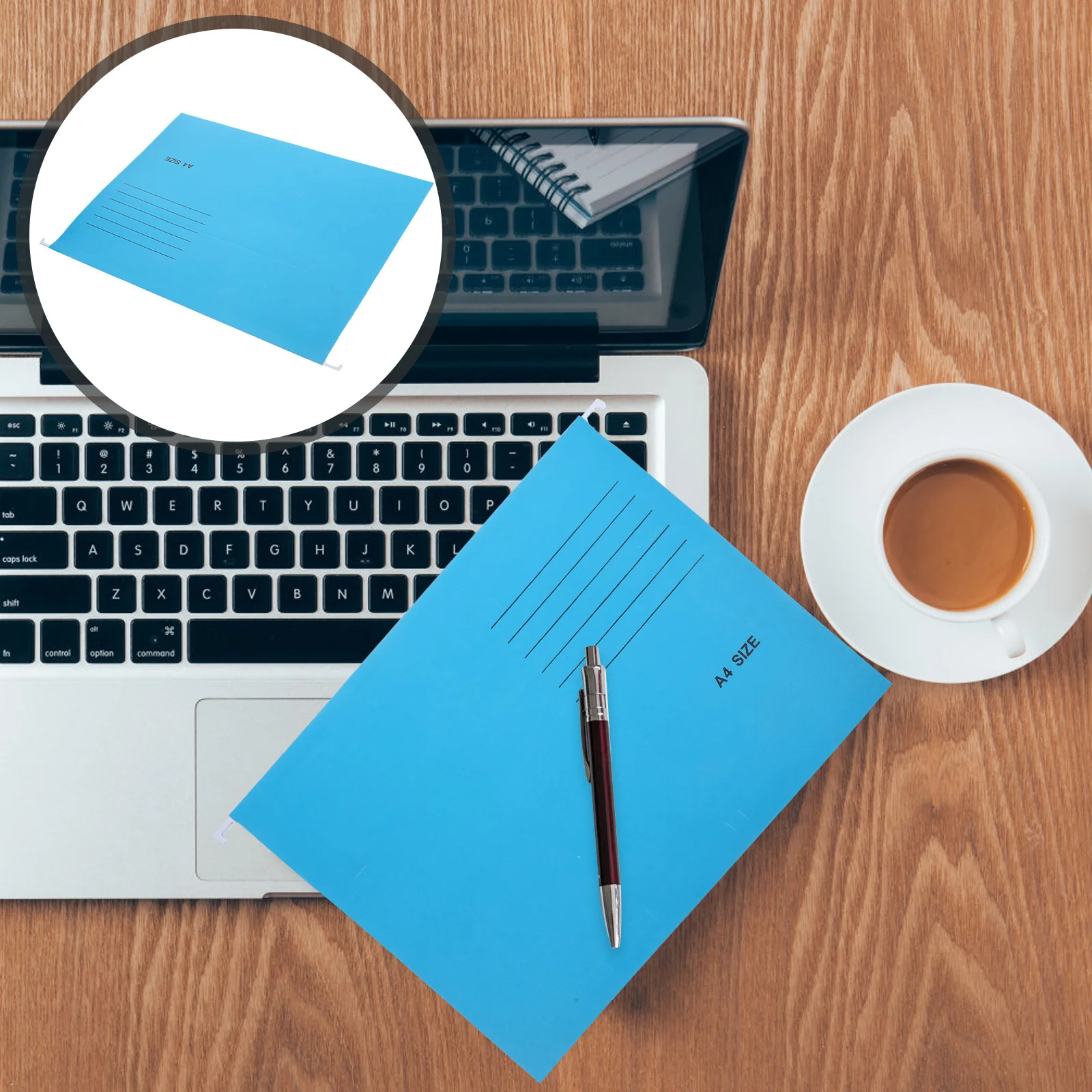 6Pcs Sturdy Paper Metal Clip File Folders Hanging File Holders for Documents Letters Bills Portable Office Filing Organizer