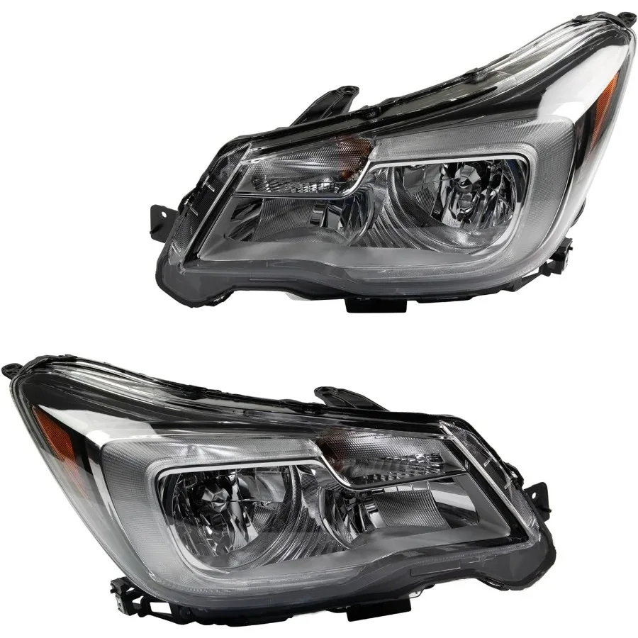 

Комплект фар со стороны водителя и пассажира, фары со стороны водителя и пассажира, совместимые с Subaru Forester SU25 2017-2018 гг.