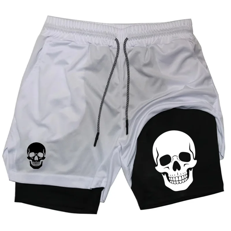 Performance Shorts Sports 2-in-1 Men's Quick Drying with Phone Pocket High Quality Double Deck Summer Fitness Running Towel Loop