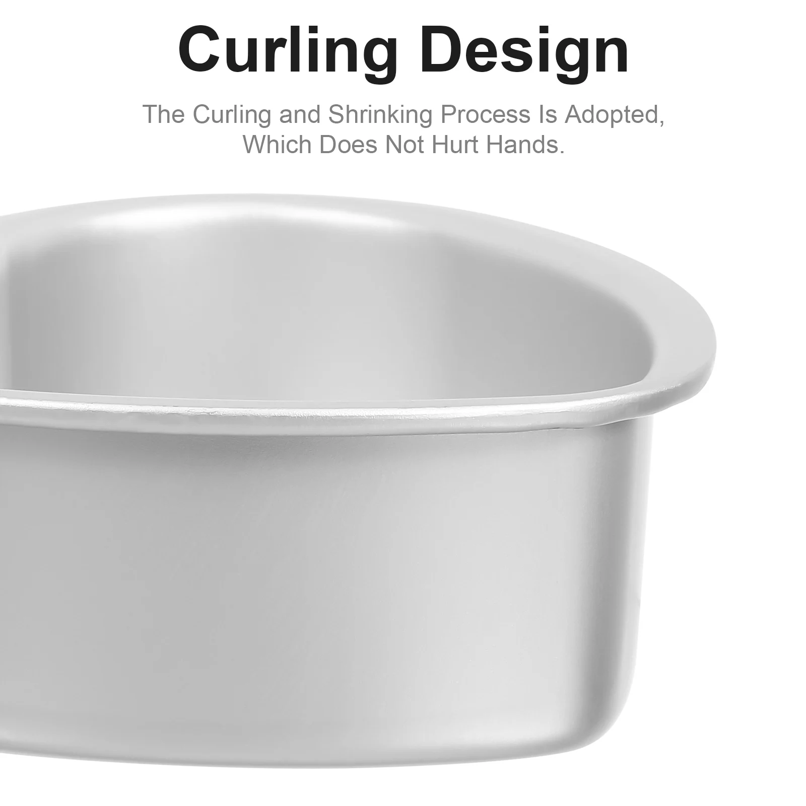 

6 Inch Heart Shaped Cake Pan Aluminum Baking Mold Non Stick Removable Bottom Layer Wedding Cheesecake Mousse Pan Rust
