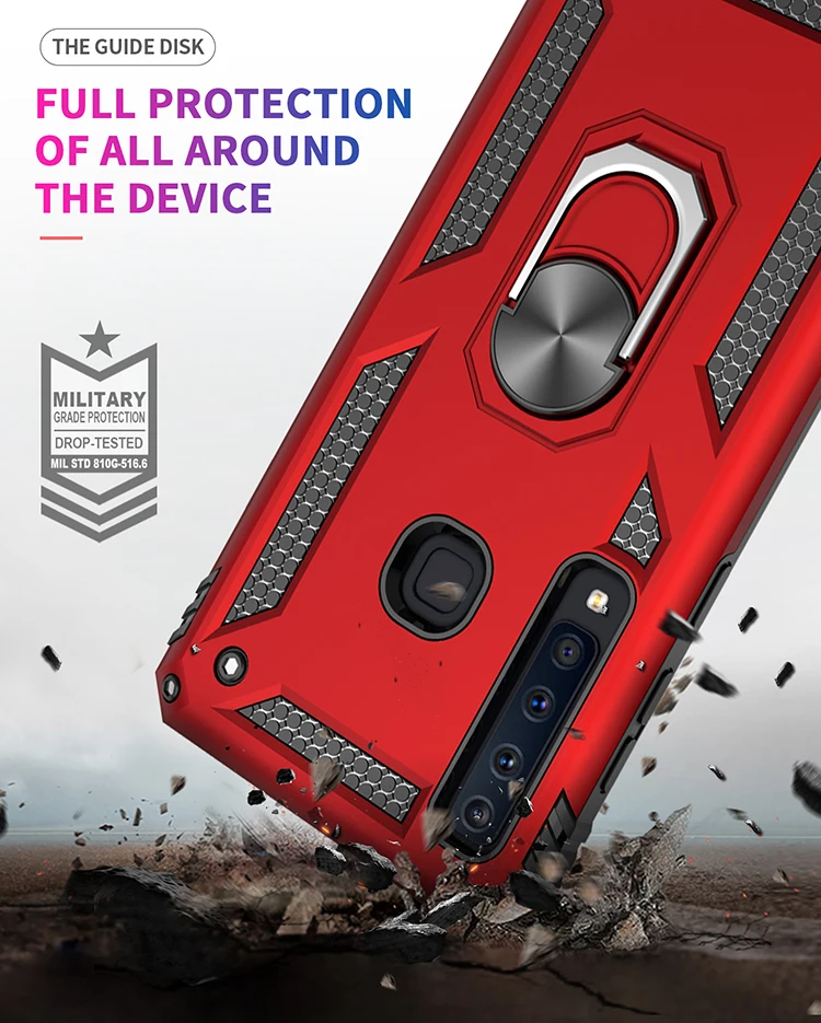 Military Grade Drop Proof Protection Cover With Kickstand For Samsung Galaxy A6 A7 A8 A6 Plus A8 Plus A9 2018 Case