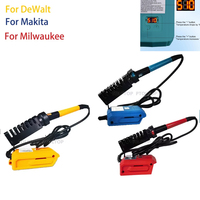 for Makita for Milwaukee 18V Battery Cordless Electric Soldering Iron Station Digital Temperature Adjustable Fast Heating